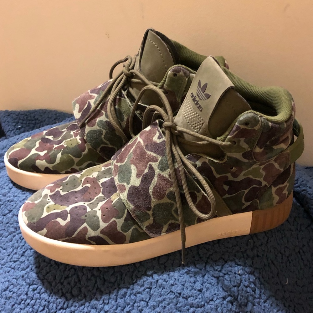 Adidas Tubular High Top Sneakers